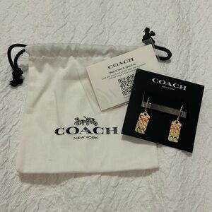 NWT Coach Rainbow Earrings